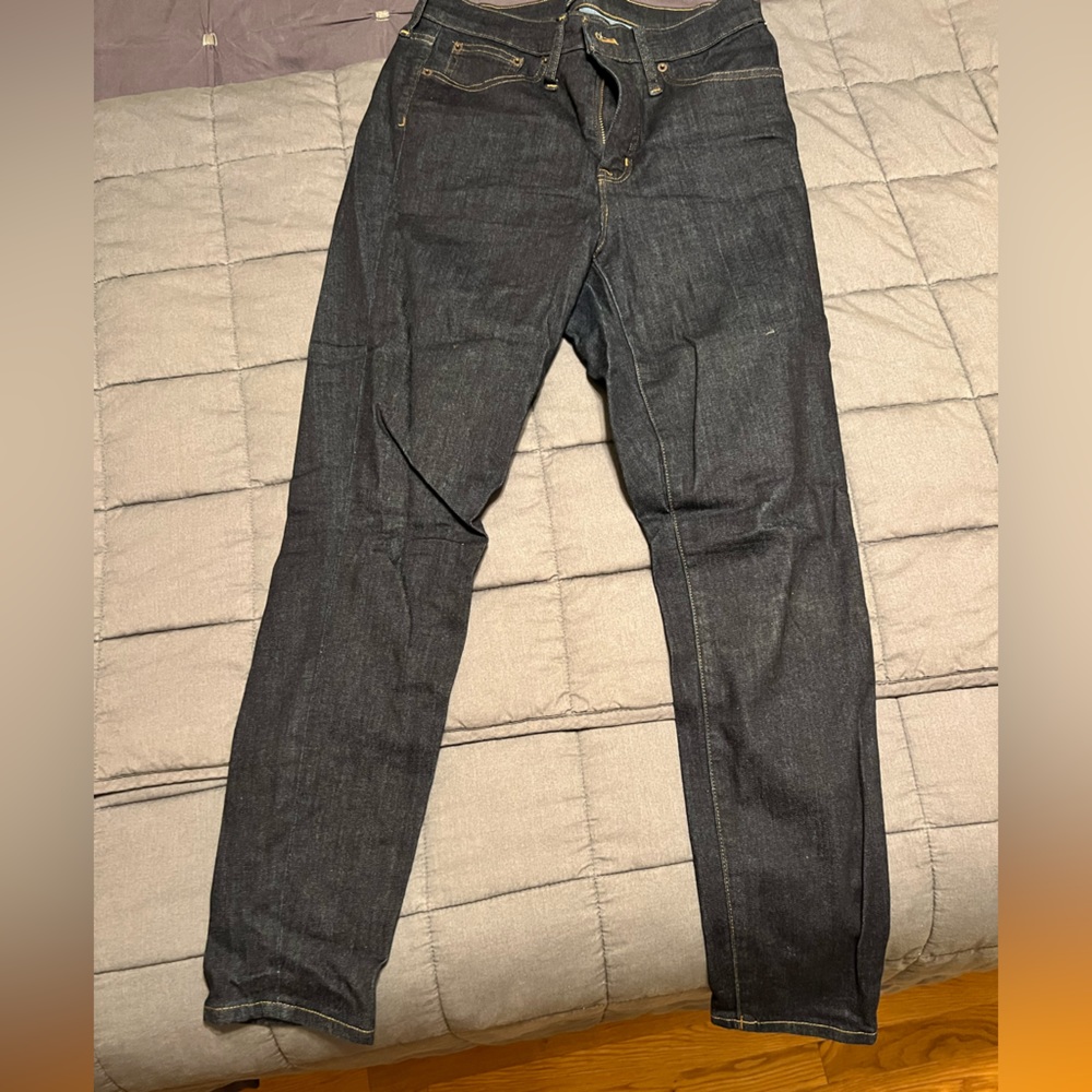 MUST GO BY 8/11: J. Crew dark wash denim skinny jeans
